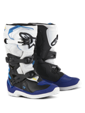 Alpinestars Tech 3S Youth Chaussures Blanc Noir Émail Bleu Taille US 8