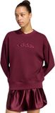 Adidas Sportswear Seasonal Essentials Satin V-Neck Sweatshirt - Dames - Bordeaux