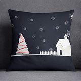 Questo Casa Decoratieve kussensloop, woondecoratie, voor bank, café, afmetingen: 45 x 45 cm