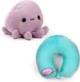 Swapseazzz Adoramals Octopus 2-in-1 Pluche Reiskussen- Nekkussen
