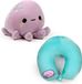 Swapseazzz Adoramals Octopus 2-in-1 Pluche Reiskussen- Nekkussen