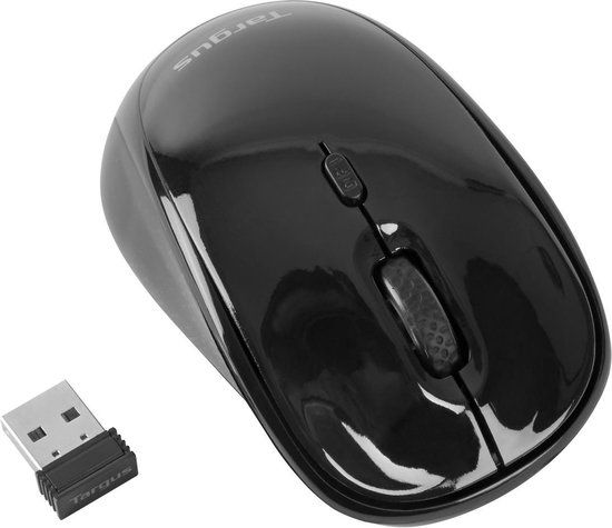 Targus Wireless USB Laptop Blue Trace Mouse - Black