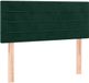 vidaXL Hoofdbord 100x5x78/88 cm fluweel donkergroen