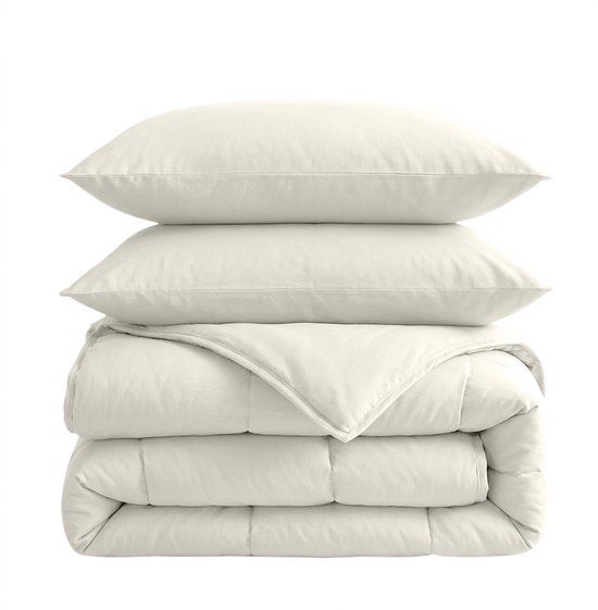 Sleeptime 2-in-1 All-Season Comforter - 200x200 - Cream - Anti-Allergy