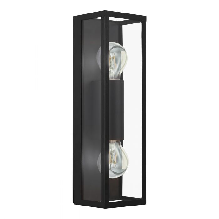 EGLO Amezola - Wandlamp - Zwart - E27 - 60W - IP44