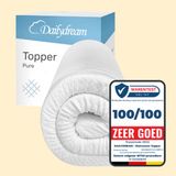 Dailydream Matrastopper 160x200 cm – Traagschuim – Zacht ligcomfort – 9 cm – Pure XL
