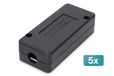 Digitus DN-93907-1-5 netwerkverdeeldoos Cat7 Zwart
