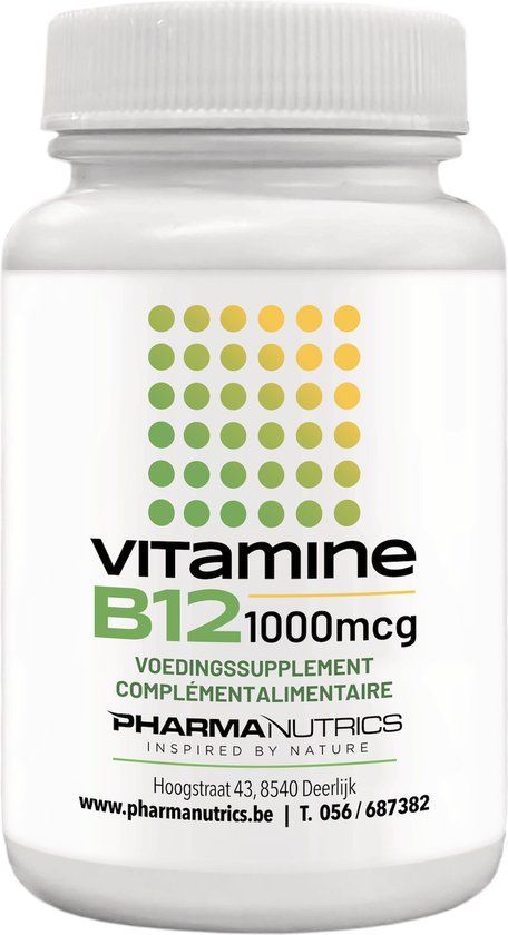 Pharmanutrics Vitamine B12 1000mcg Kauwtabletten