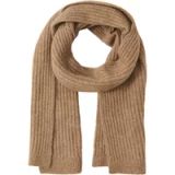 PIECES Dames PCJESLIN Wool Long Scarf NOOS BC sjaal, Fossil, One Size