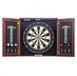 StarTech Latios Dartbord met Kast - Dartkast Set - Officiële Wedstrijdmaat - LED Verlichting - Steeltip Dartpijlen - Sluitbare Kast - Eenvoudige Wandmontage - Compleet Met Accessoires