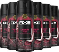 AXE Fine Fragrance Collection Premium Deodorant Bodyspray - Cherry Fizz - 6 x 150 ml - Men's Deodorant