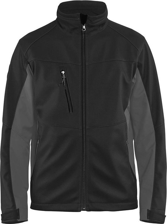 Blaklader Softshell Jack 4950-2516 - Mannen - Zwart/Grijs - XXL