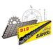 Kettingset DID Kettingset Alu 530VX3 / 110 Eindeloos zwart voor Honda CBR XX Blackbird 1100 cc Bj. 1997-2008