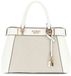 GUESS Anadela Three Compartment Satchel Bag Natural / Cream White