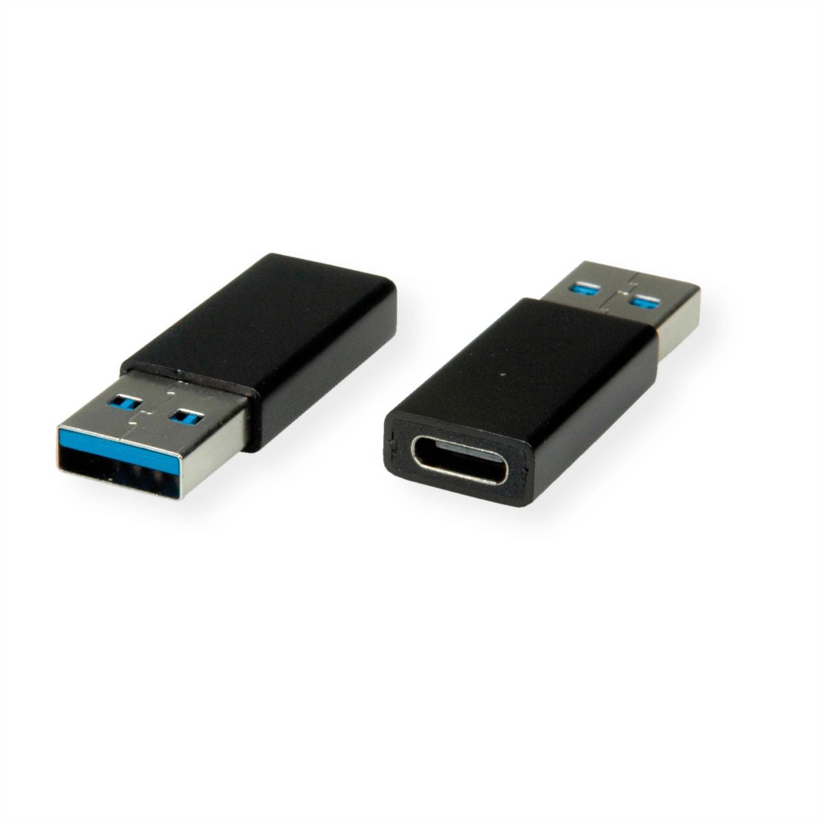 Value Adapter USB 3.2 Gen 1 Type A - C M/F - Zwart
