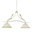 Onli Lucrezia hanglamp Biliardo E27, ivoorkleurig, 85 x 110 cm