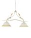 Onli Lucrezia hanglamp Biliardo E27, ivoorkleurig, 85 x 110 cm