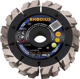Rhodius LD403S ALL IN ONE - Disque diamant 125mm - Unité de fraisage triple