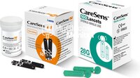 CareSens teststrips (50 st) en CareSens lancetten (100 st)