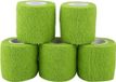 Shenzhen Haorui Industrial Technology Co., Ltd. Bandage adhésive imperméable ruban adhésif auto-adhésif rouleau de ruban athlétique extensible pour entorses de la cheville et gonflement (vert) - 5 rouleaux/set