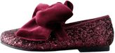 Next Meisjes Mary Jane Schoenen Burgundy Red Glitter Big Bow Maat 26.5