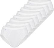 Sloggi Dames midi slip 8 pack Chic Wit