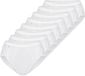 Sloggi Dames midi slip 8 pack Chic Wit