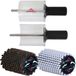 RaceWax Brosse rotative en nylon et crin de cheval Set Brosse rotative 120mm Brosse rotative Speed Stick
