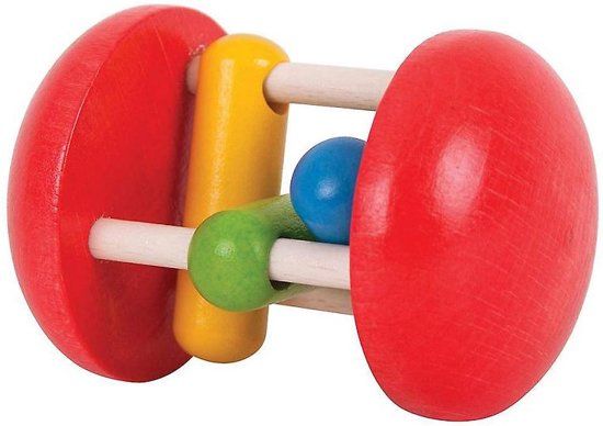 Bigjigs - Grijpspeeltje - Regenboogroller - Kunststof - Multi