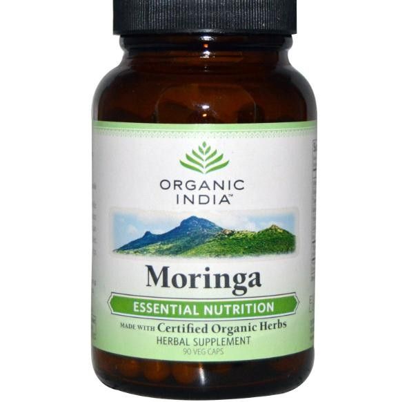 Organic India Moringa Capsules - 0801541508174