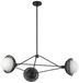 Alora Mood LED Kroonluchter | 3X E27 Max 40W | Matte Black
