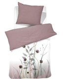 Cinderella Meadow Dekbedovertrek - Eenpersoons - 140x200/220 cm - Paars - Katoensatijn