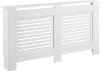 en.casa Radiatoromkasting radiatorombouw MDF wit 152x19x82 cm