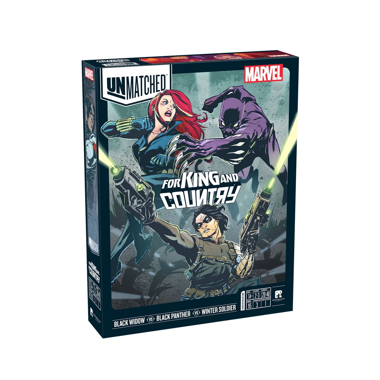 Restoration Games Unmatched Marvel - For King & Country