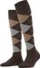 Burlington Marylebone lang gedessineerd wol kniekousen dames bruin - maat 36-41