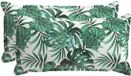 vidaXL - Coussin - 2 pièces - Motif Feuille - 40 x 70 cm - Polyester