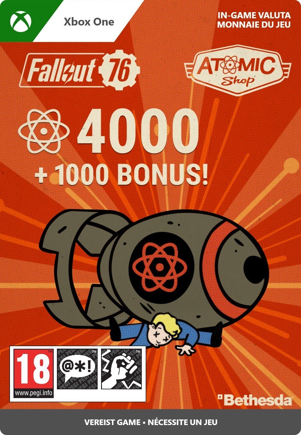 Bethesda Atoms (+1000 extra) - Fallout 76