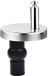 Dailygoods Toiletbril Zwart/Zilver Kunststof