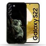 Beschermhoes Samsung Galaxy S22 Beschermhoes, Koala, zwart