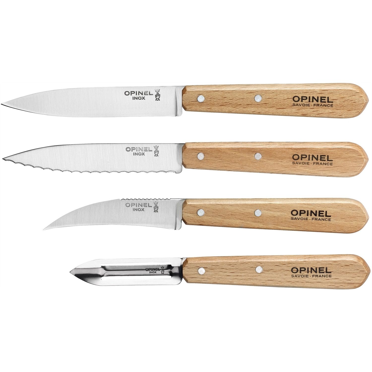 Opinel Les Essentiels Messenset 4 st - 3123840013003