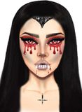 Leg Avenue Vampire Face Jewels Sticker