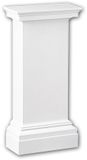 Profhome Decor Profhome Halve zuilen sokkel 118001 Zuil Sierelement neo-classicisme stijl wit