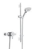 Bristan FLT SQSHXAR C Chrome Fluit Blootgestelde Sequentiële Douche Klep met Verstelbare Riser Kit