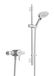 Bristan FLT SQSHXAR C Chrome Fluit Blootgestelde Sequentiële Douche Klep met Verstelbare Riser Kit