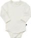 Minymo Romper lange mouw Bamboo - Ivoorwit - Maat 50