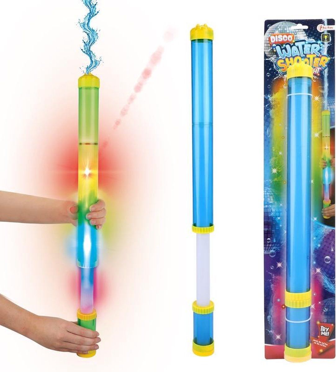 Toi Toys Waterspuiter Disco met Licht Junior 48 cm - Blauw