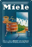 Nostalgic Art Merchandising Miele, metalen wandbord met reliëf 20x30