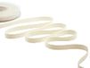 Furlanis - Decoratieve gros grain, Caneté-band, Italiaanse stof - ivoor, 10 mm x 20 m