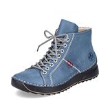 Rieker Damesschoenen met veters 71510, damesschoenen, comfortabele schoenen, blauw 14, 39 EU