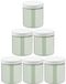 Claudius Cosmetics B.V. Scrubzout Dennen - 300 gram - Pot met witte deksel - set van 6 stuks - Hydraterende Lichaamsscrub